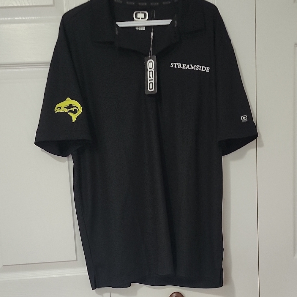 OGIO Black Polo Shirt with Professional Design